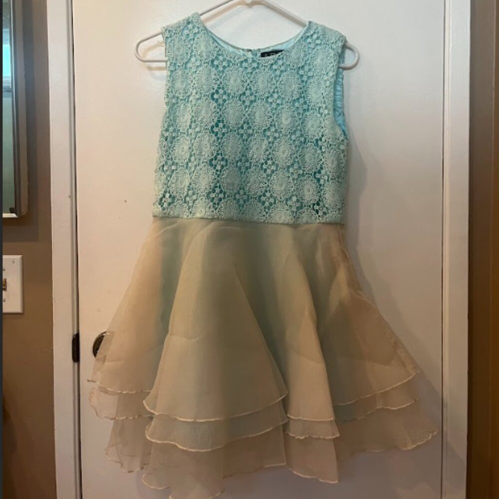 Blue ABC Fashion Dress